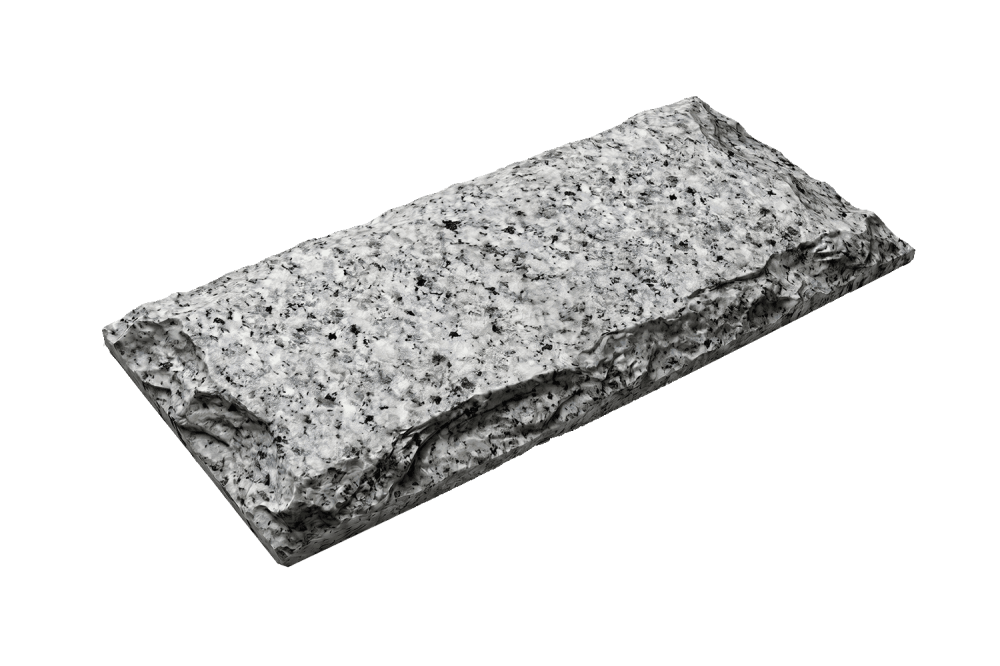 Серая Гранитная плитка Grey, Mushroom под скалу колотая купить в  Грозном