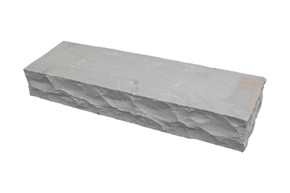 Серая Ступень из камня, Belgian Grey, колотая, 1000х300х150 мм из натурального камня песчаник