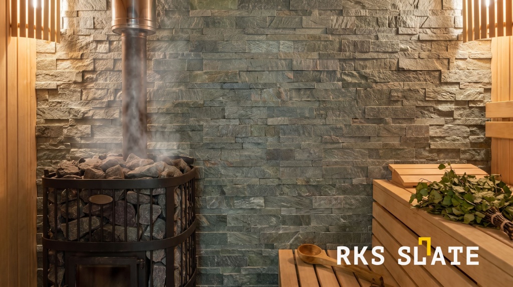 3D панели RKS SLATE Кварцит Shimla White Natural