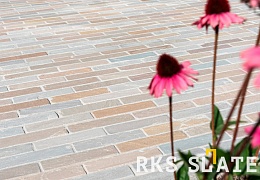 Брусчатка RKS Slate Belgian Multi 100х100 мм