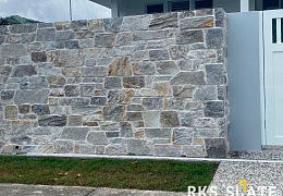 Облицовочный камень RKS SLATE Grey Quartz Castle