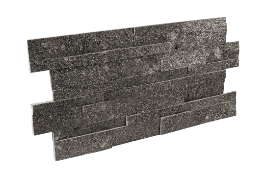 3D панель RKS SLATE Кварцит Galaxy Black Natural в интерьере, стеновая панель, дизайн гостиной, современный интерьер