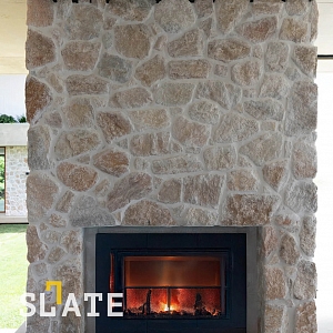 Декоративный камень для камина RKS SLATE Beige Qartzt Loose