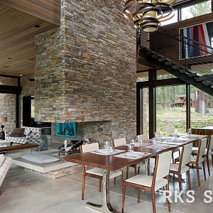 Облицовка камина камнем 3D панели RKS SLATE Сланец Cedar Slate Country