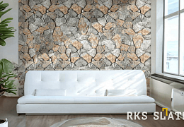Облицовочный камень RKS SLATE Fire Forest Marble Loose