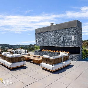 Отделочный камень для камина 3D панели RKS SLATE Мрамор Woody Grey Classic — RKS SLATE