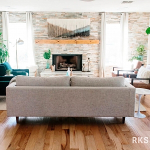 Камень облицовочный для каминов печей 3D панели из натурального камня RKS SLATE Сланец Beige Slate Classic