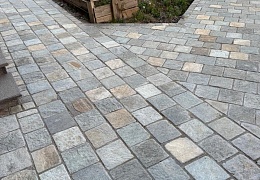 Кварцитовая брусчатка RKS Slate Maryland 200x100 мм