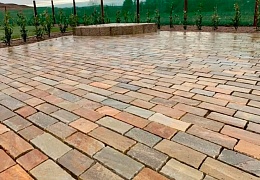 Кварцитовая брусчатка RKS Slate Maryland 200x100 мм