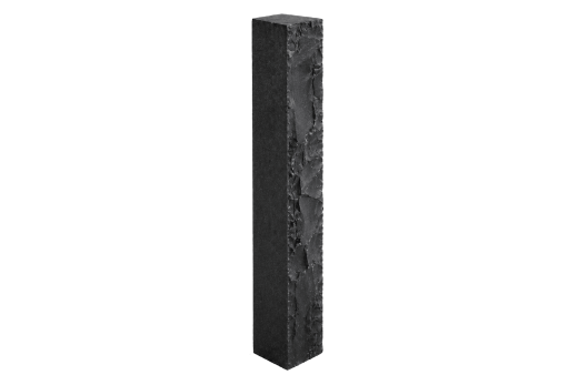 Черный Палисад из камня, Belgian Black, колотый, 100х100х1000 мм из натурального камня известняк