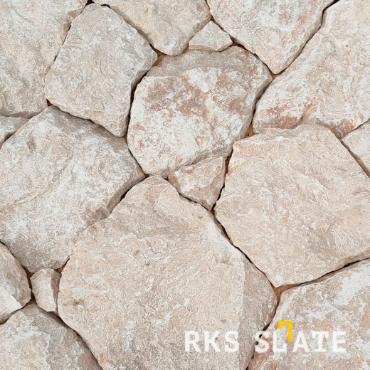 Облицовочный камень для фасада RKS SLATE Cream Beige Marble Loose