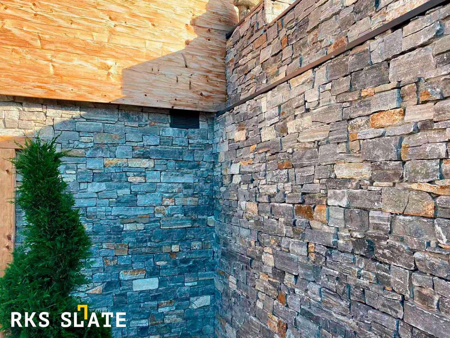 Декоративный камень на цоколь 3D панели RKS SLATE Кварцит Nordic Blend Country: стильное решение для вашего дома