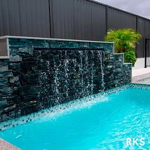 Отделочный камень RKS SLATE Кварцит Black Quartz Country