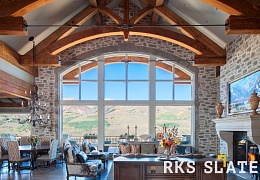 Облицовочный камень RKS SLATE Grey Quartz Castle