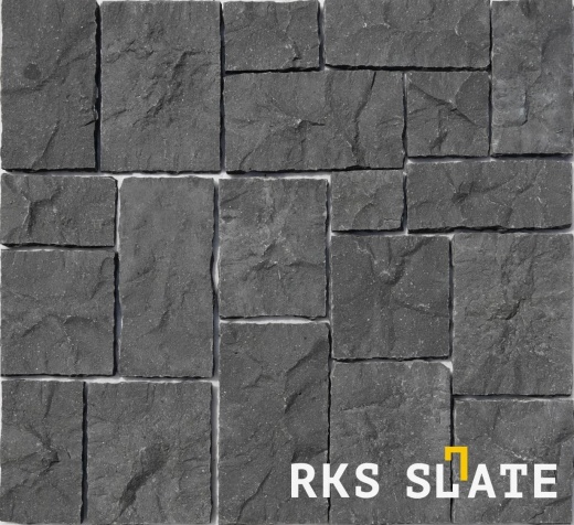 Фасадный колотый камень RKS SLATE Basalt Rock Castle