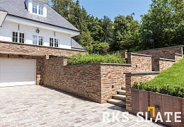 Брусчатка RKS Slate Belgian Grey 100х100 мм