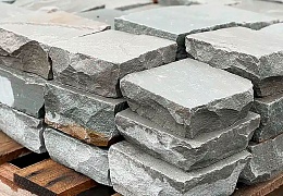 Брусчатка RKS Slate Belgian Grey 100х100 мм