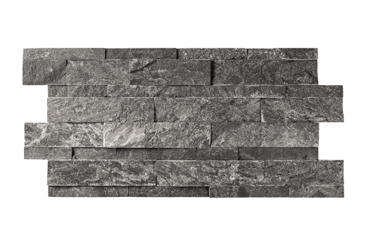 3D мозаика из камня RKS SLATE Кварцит Monsoon Black Rockface