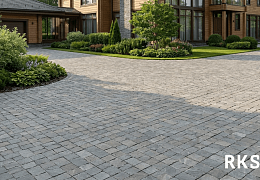 Брусчатка RKS Slate Belgian Grey 100х100 мм
