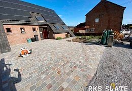 Брусчатка RKS Slate Belgian Multi 100х100 мм
