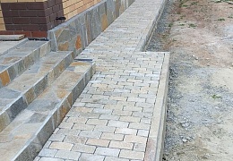 Кварцитовая брусчатка RKS Slate Maryland 200x100 мм
