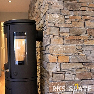 Камень для стен в квартире RKS SLATE Кварцит Multi Quartz Country