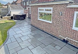 Плитка из песчаника Belgian Grey 600x300 мм