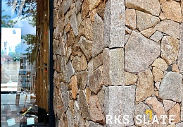 Облицовочный камень RKS SLATE Sesame Yellow Quartz Loose