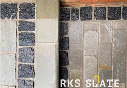 Брусчатка RKS Slate Belgian Grey 100х100 мм