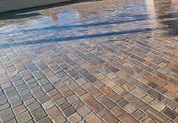 Кварцитовая брусчатка RKS Slate Maryland 200x100 мм