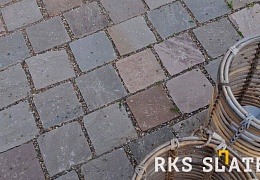 Брусчатка RKS Slate Belgian Multi 100х100 мм