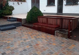 Брусчатка RKS Slate Belgian Multi 100х100 мм