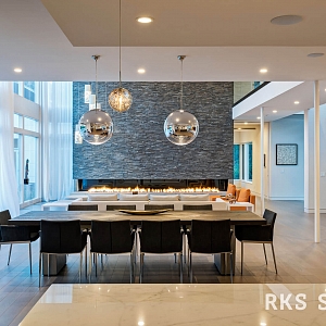 Природный камень для каминов 3D панели RKS SLATE Сланец Black Rockface