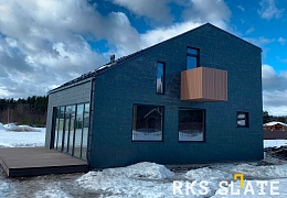 Фасадный сланец RKS SLATE Graphite Natural 500х250 мм