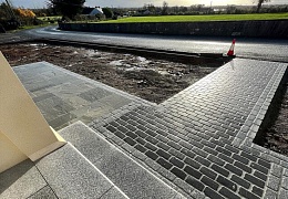 Брусчатка RKS Slate Temple Belgian Black 100x100 мм
