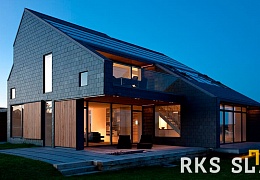 Фасадный сланец RKS SLATE Graphite Natural 500х250 мм