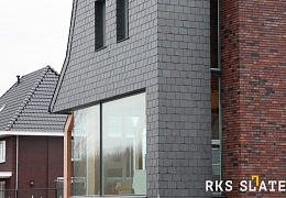 Фасадный сланец RKS SLATE Graphite Natural 500х250 мм