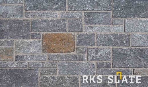 Камень для облицовки камина RKS SLATE Greenwich Gray Temple