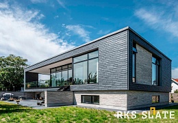 Фасадный сланец RKS SLATE Graphite Natural 500х250 мм