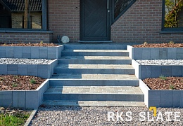 Брусчатка RKS Slate Belgian Grey 100х100 мм