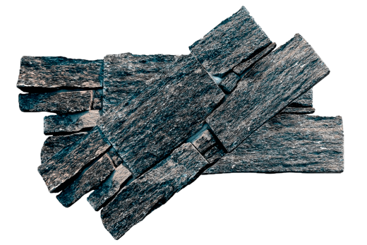 Декоративный камень песчаник RKS SLATE Кварцит Black Quartz Country для эксклюзивной отделки фасада