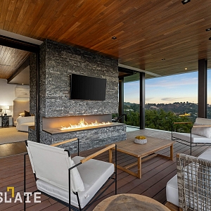 Термостойкая плитка для каминов 3D панели RKS SLATE Мрамор Woody Grey Classic — RKS SLATE