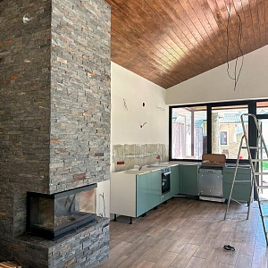 Отделочный декоративный камень для камина 3D панели RKS SLATE Сланец Rustyc Rockface