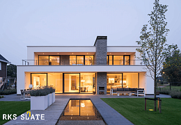 3D мозаика из камня RKS SLATE Кварцит Monsoon Black Rockface