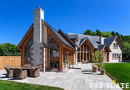 Фасадный сланец RKS SLATE Graphite Natural 500х250 мм