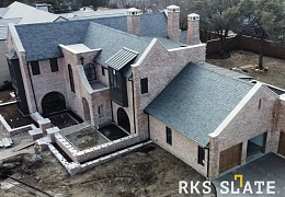 Фасадный сланец RKS SLATE Graphite Natural 500х250 мм