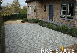 Брусчатка RKS Slate Belgian Grey 100х100 мм