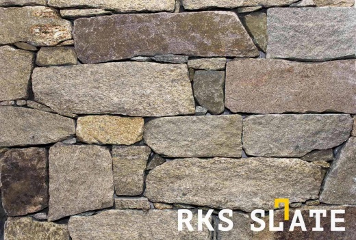 Отделочный камень RKS SLATE Sesame Yellow Quartz Castle