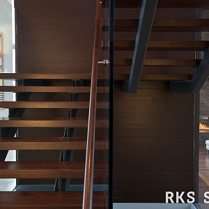 Камень в интерьере гостиной 3D мозаика из камня RKS SLATE Сланец Black Pencil