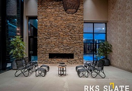 Облицовочный камень RKS SLATE Sesame Yellow Quartz Strips